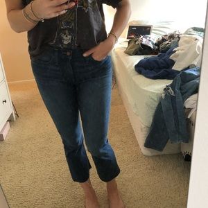 Madewell Cali Demi boot Jean 26P